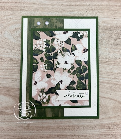 one sheet wonder with brushed with beauty designer series paper