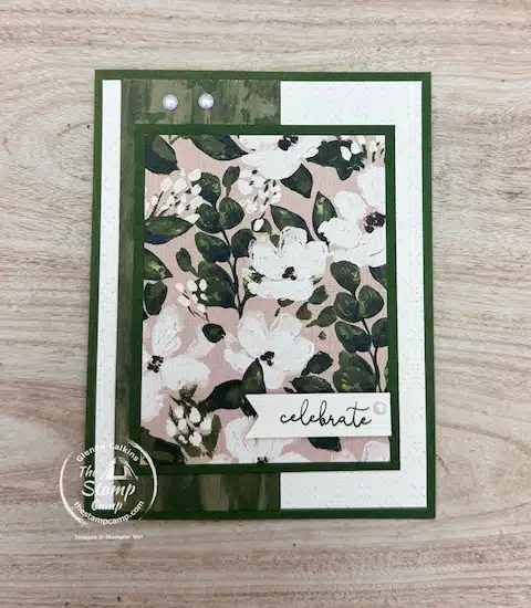 one sheet wonder with brushed with beauty designer series paper