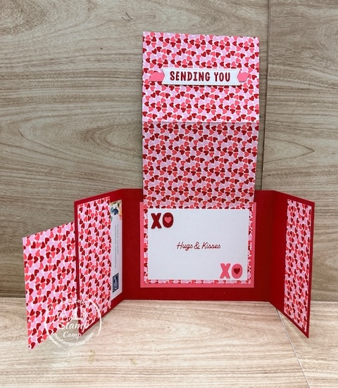 one sheet wonder festive valentine's day card