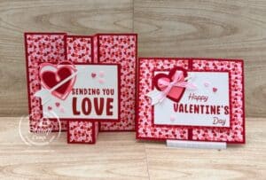 Festive One Sheet Wonder Cards for Valentine’s Day | The Stamp Camp