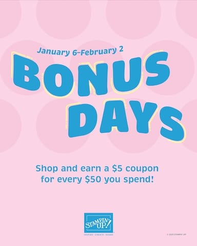 Bonus Days Stamping Specials