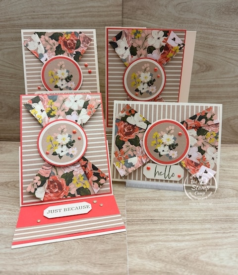 creative one sheet card ideas from the stamp camp