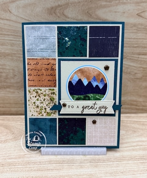 easy stamping techniques with designer series paper