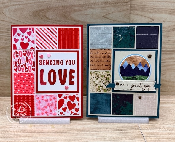 easy stamping techniques with designer series paper