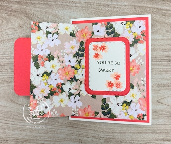 simple one sheet card designs with designer series paper