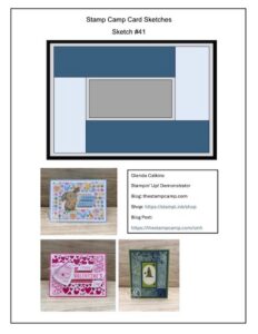 Card Sketch Inspiration for Handmade Cards with Designer Series Paper