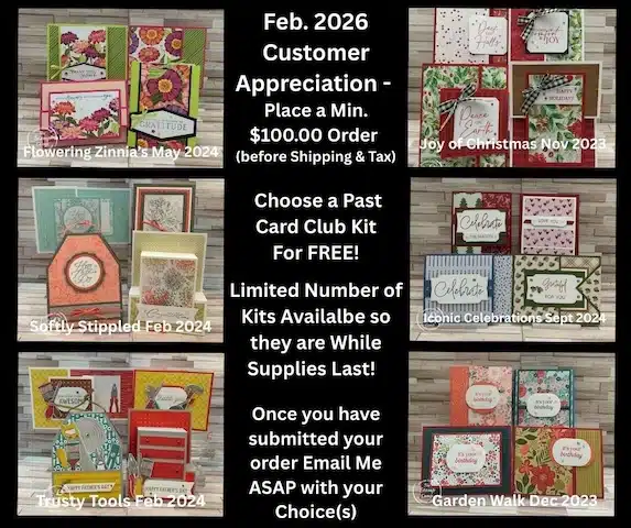 The Stamp Camp Customer Appreciation for Feb. 2026