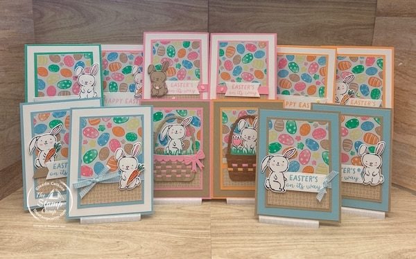 One Sheet Wonder Easter Cards from the Stamp Camp