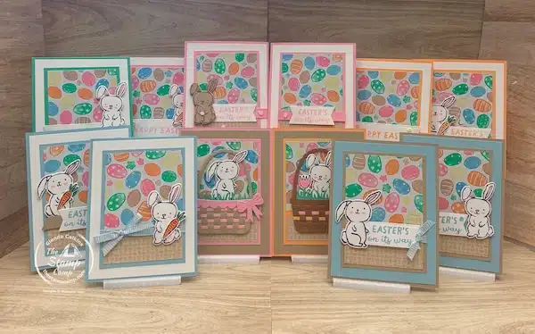 One Sheet Wonder Easter Cards from the Stamp Camp