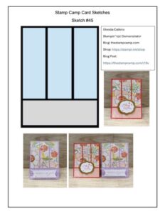 Simple Card Sketches for Beginners Using Designer Series Paper