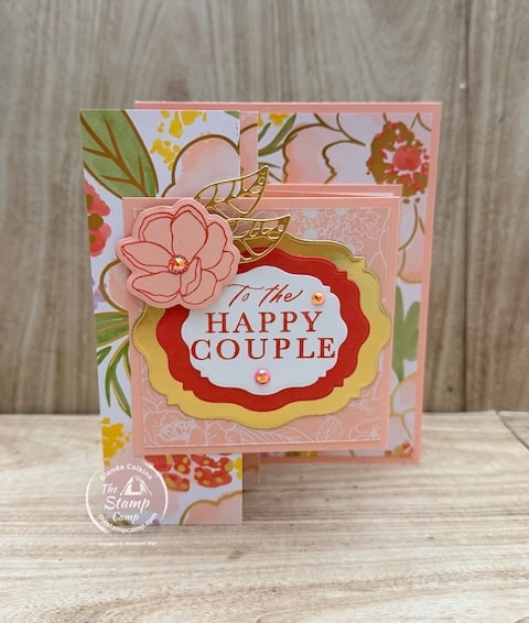 fun fold one sheet wonder card from the stamp camp