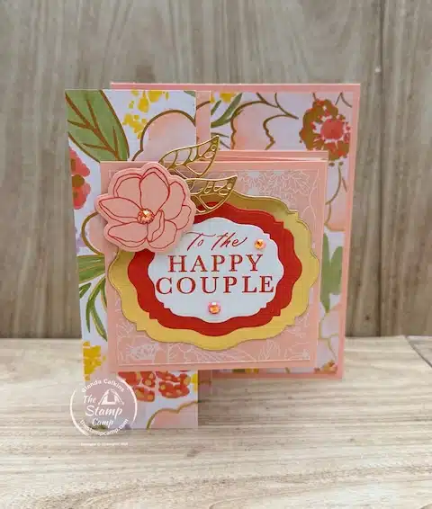 fun fold one sheet wonder card from the stamp camp