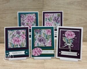 Easy Creative One Sheet Wonder Card Ideas with 12x12 Designer Series Paper