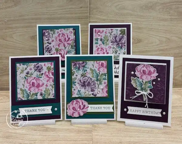 creative one sheet wonder card ideas with 12x12 designer series paper
