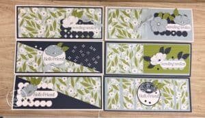 One Sheet Wonder Meets Slimline Cards: Simple Designs You’ll Love