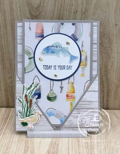 fun fold pocket card with a spot for a gift card