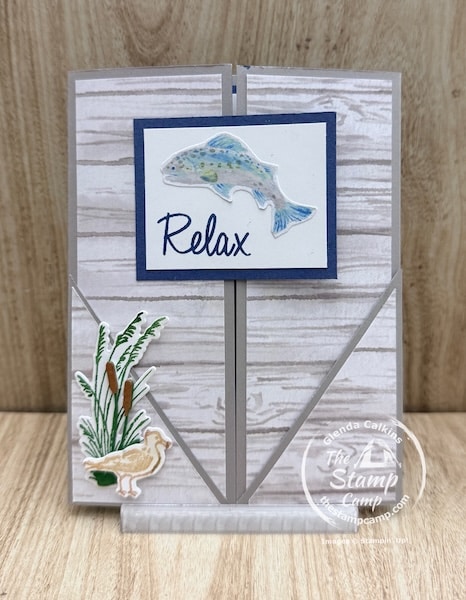 fun fold pocket card for check cash or gift card