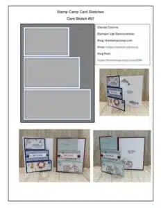Free downloadable card sketches from the stamp camp