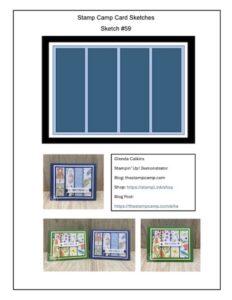 Simple Card Sketches for Beginners Using Designer Series Paper