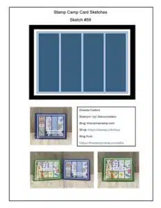 simple card sketches for beginners from the stamp camp
