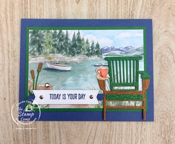 One Sheet Wonder Cards with designer series paper from the stamp camp