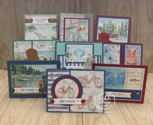 The Stamp Camp One Sheet Wonder Cards Tutorial: 9 Cards, One Sheet
