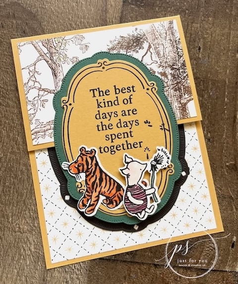 fun fold card with stamping specials