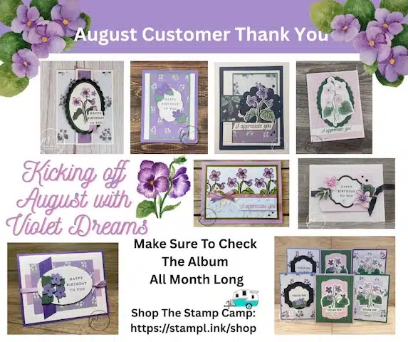 August Stamping Specials from the stamp camp