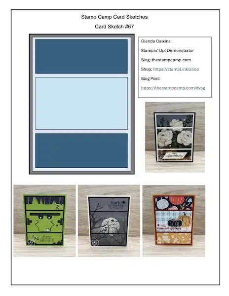 free card sketches from the stamp camp