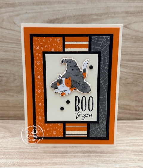 halloween card featuring card sketch 38 from the stamp camp