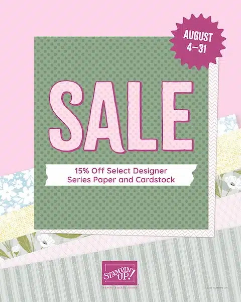 Designer Series Paper and cardstock SALE