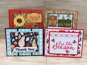 Easy Card Sketches for Beginners: From Fall to Christmas!