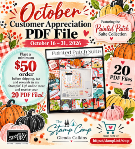 October Customer Appreciation – 20 Painted Patch PDF Projects Just for You!